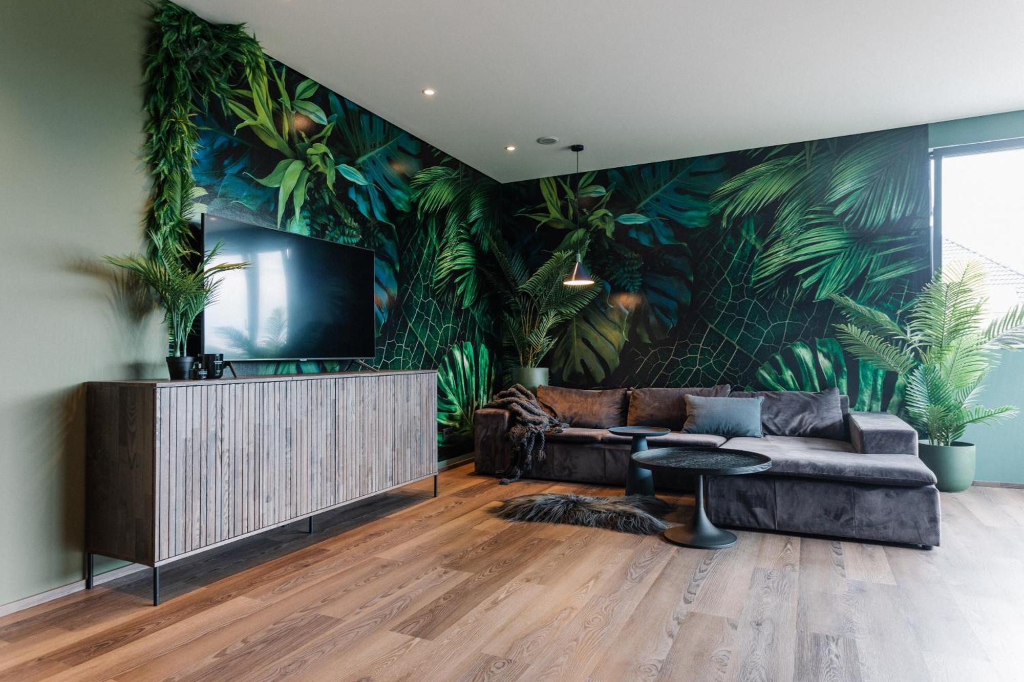 Exklusive Design Appartement Palm Paradise Neubau Pfungstadt Buitenkant foto