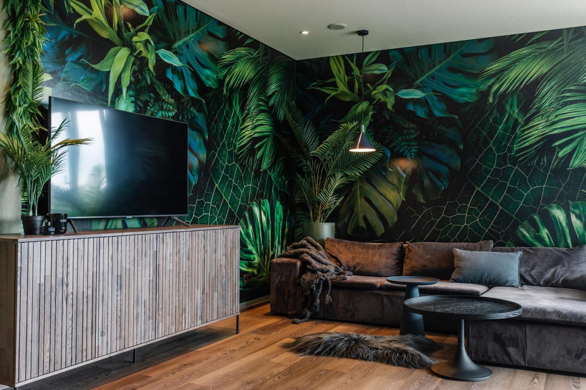 Exklusive Design Appartement Palm Paradise Neubau Pfungstadt Buitenkant foto